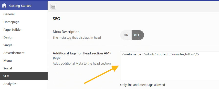 noindex amp