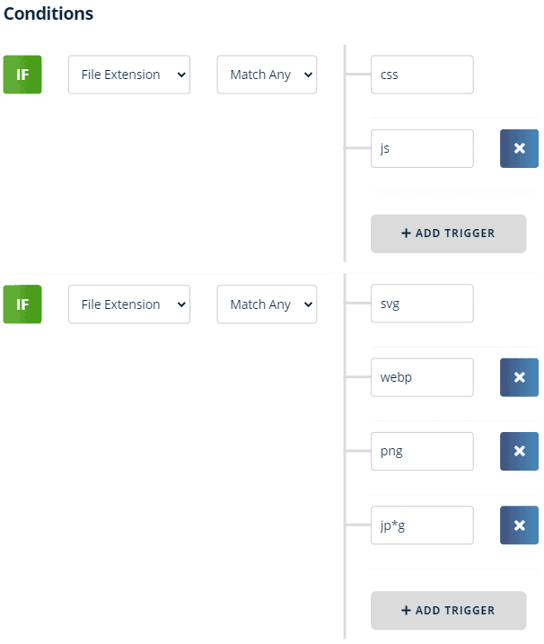 matching files type 1