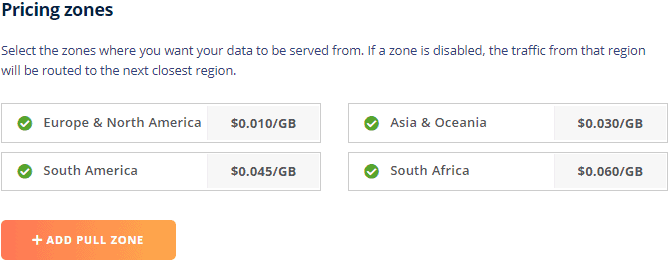 pricing zone