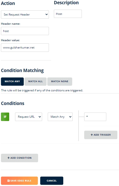 set custom hostname