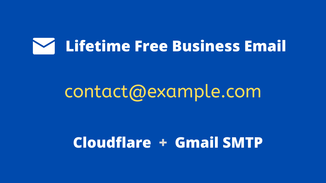 Maak een gratis aangepaste domein e-mail met Cloudflare en Gmail SMTP