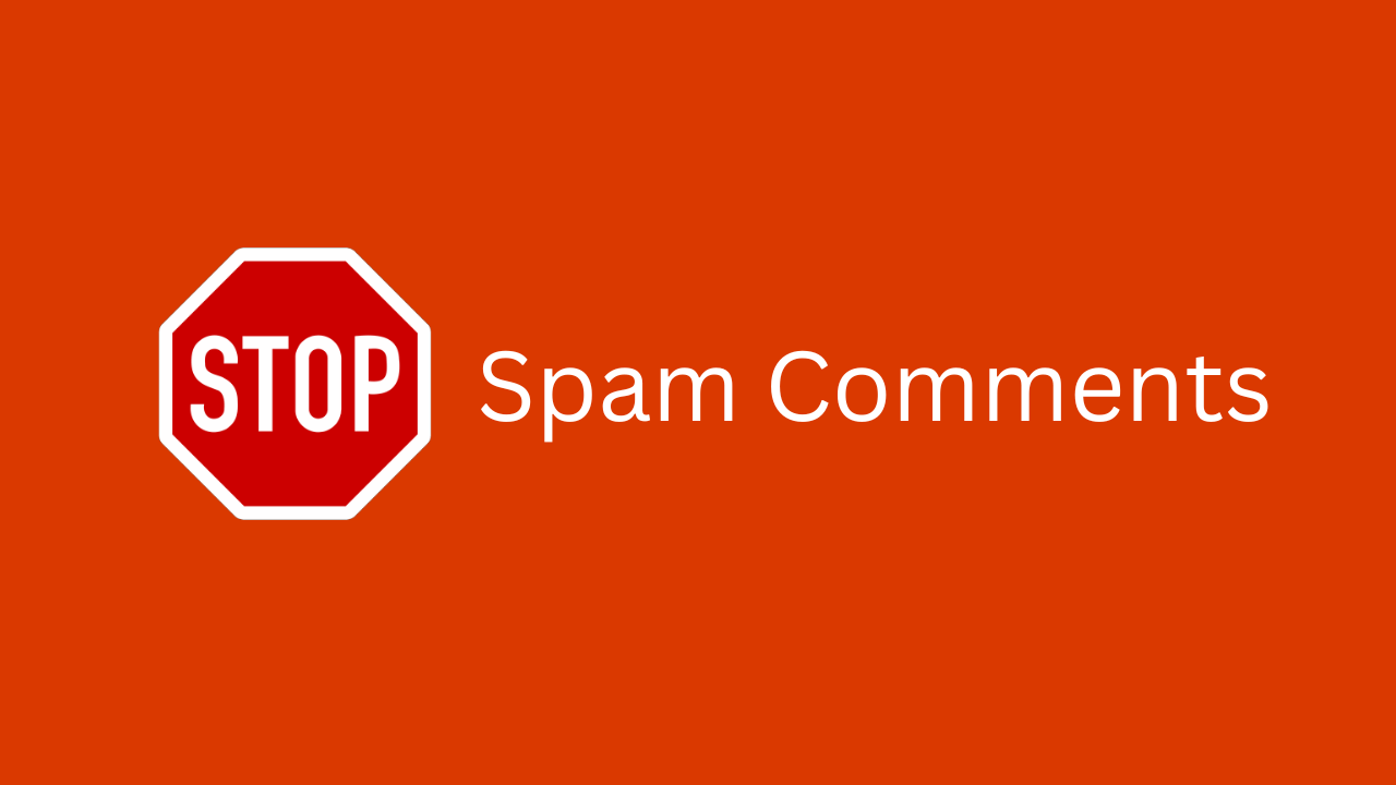 stop spam comments in WordPress